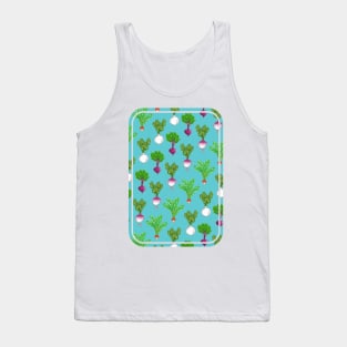 Root vegetable pattern Tank Top